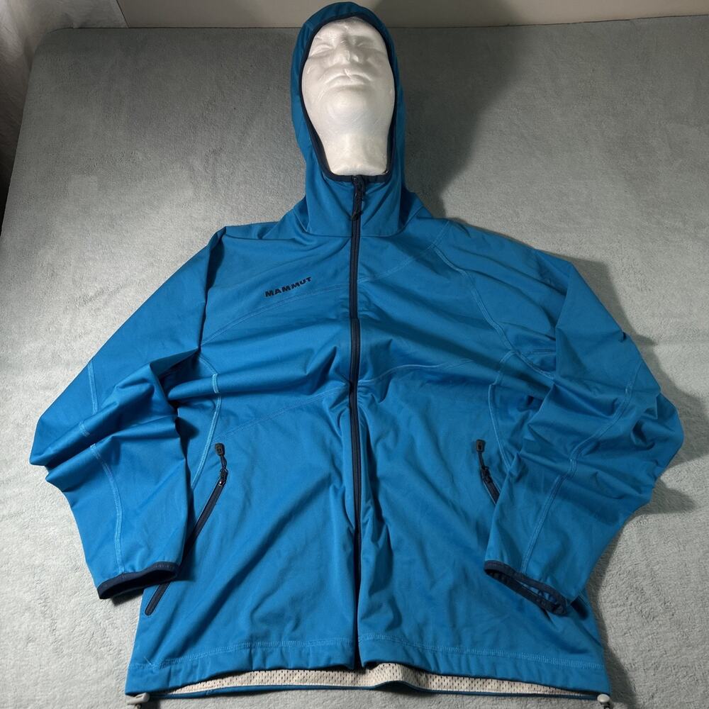 Mammut Lemah Hoodie Jacket Womens Large Midweight Softshell Ultimate Comfort